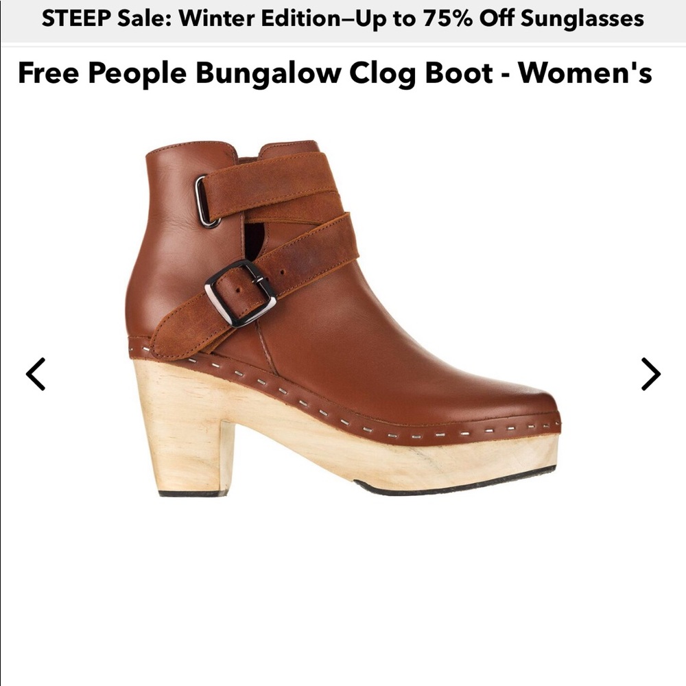 Free People bungalow clog